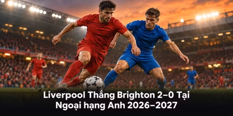 Liverpool Thắng Brighton 2–0 Tại Ngoại hạng Anh 2026–2027